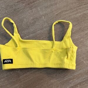 Tiger Friday True Cami Bra in Lemon Yellow Size Child Large